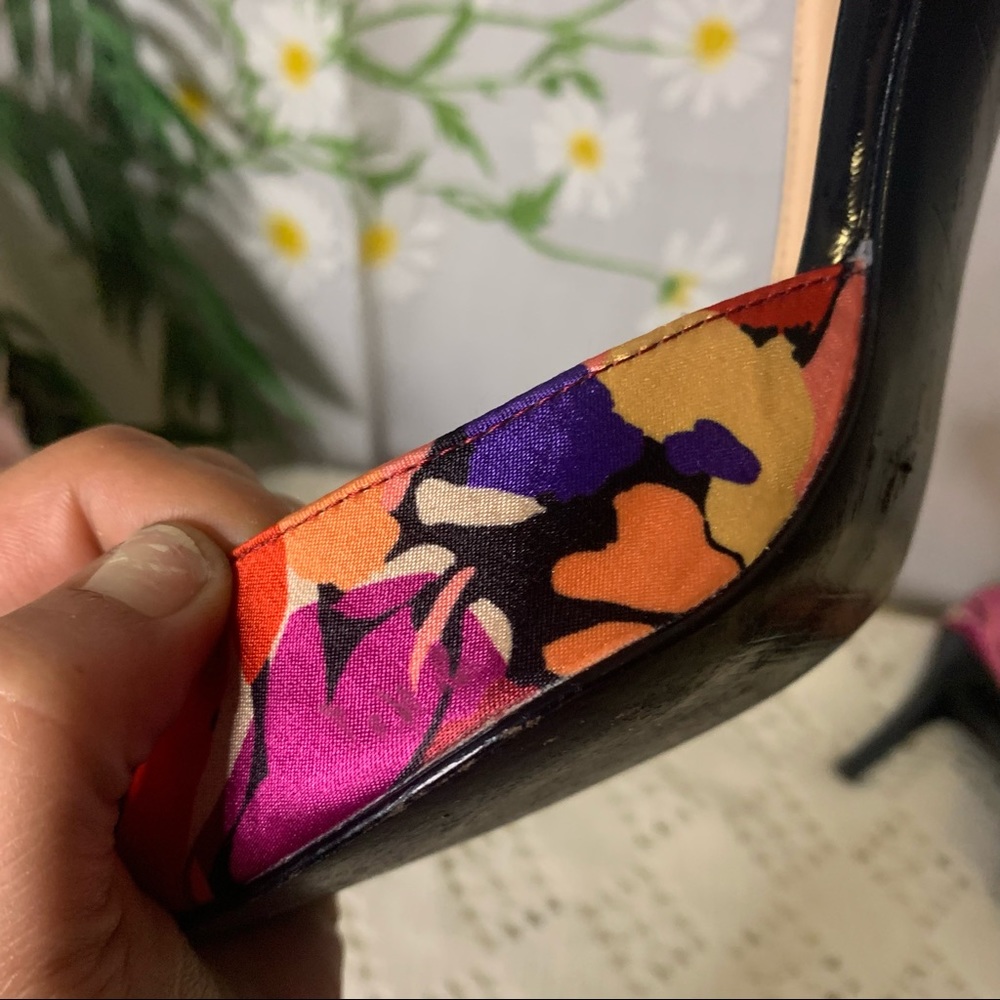 Marc Fisher colorful jewel tone peep toe heels - Picture 10 of 12